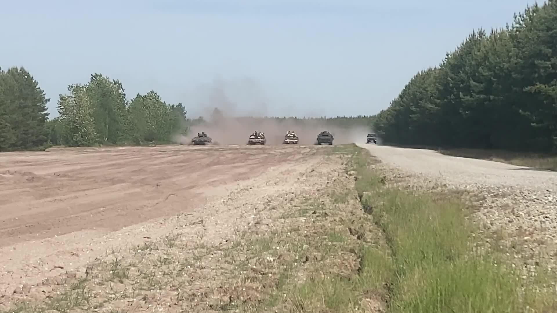 Training ground rally. | Do you recognize all the vehicles? | By ...