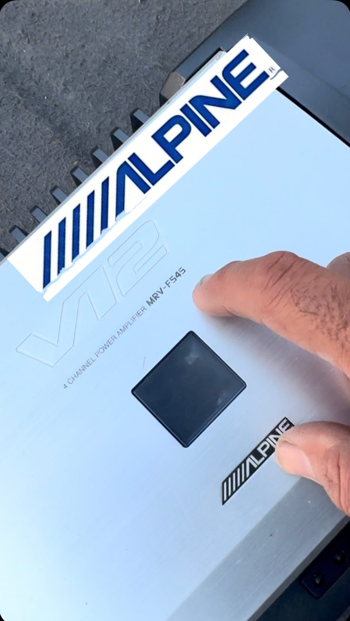 ALPINE MRV-F545 CAR AUDIO SYSTEMS AMP #caraudio #mrvf545