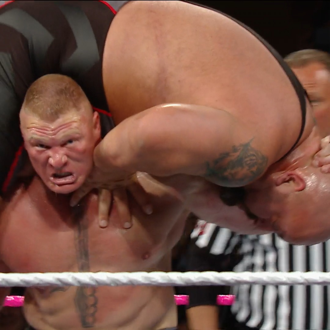 Brock Lesnar had some giant competition at The Garden! | WWE