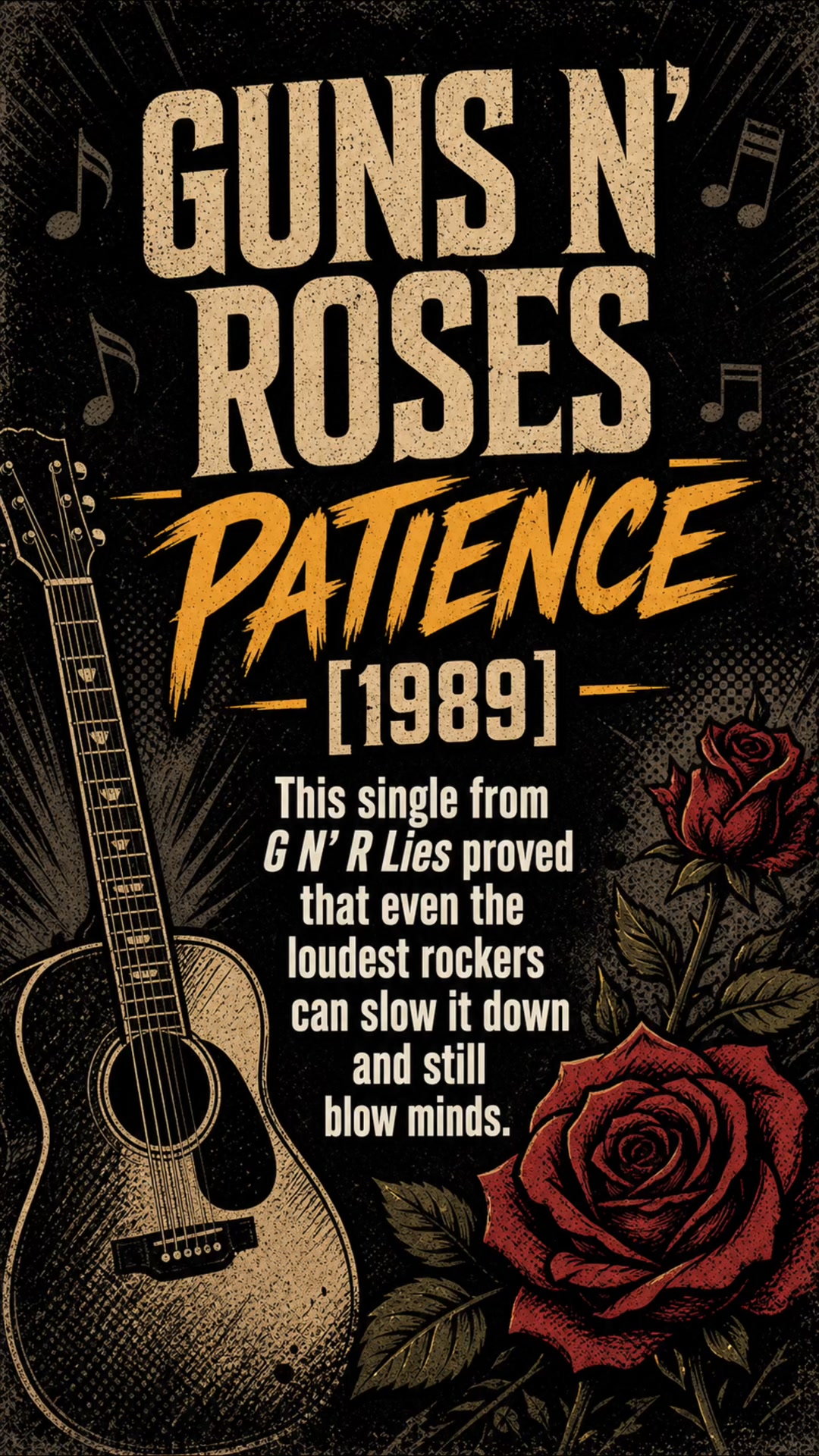 A softer side of GNR that still hits deep. From stripped-down