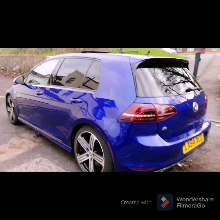 VW GOLF R We Tinted the rear windows in a dark shade film for added ...