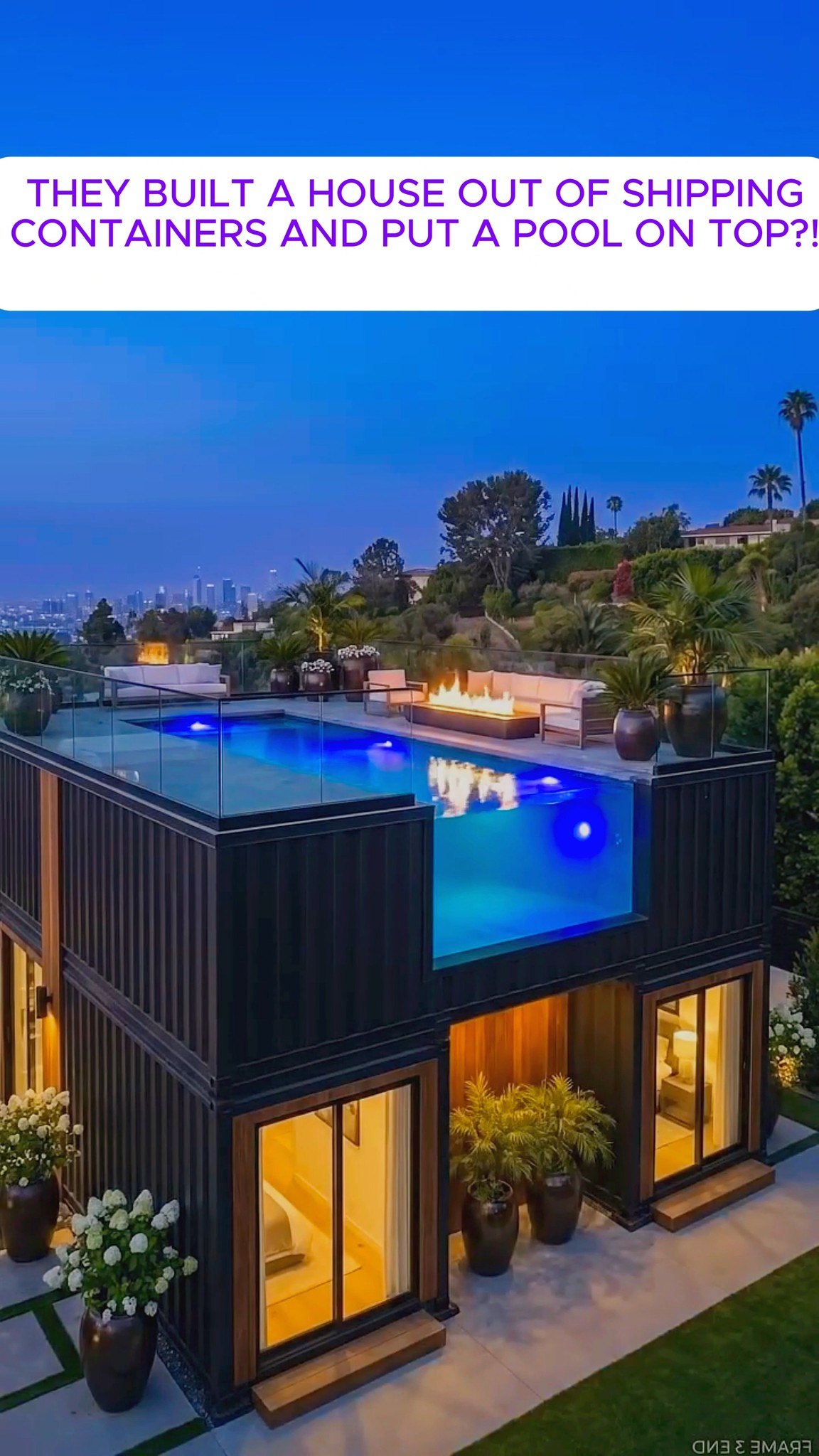 🏙️ This isn’t just a house — it’s a statement. Built from shipping ...
