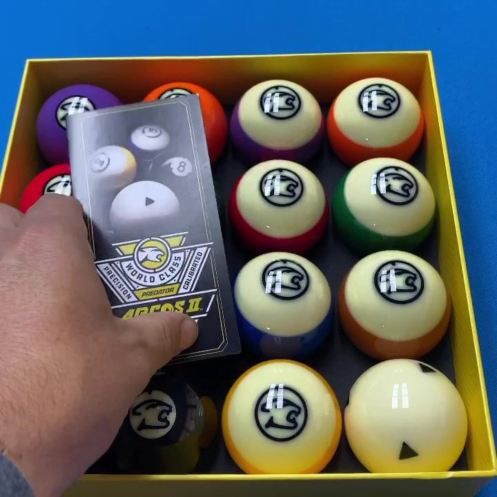 The Predator ARCOS II — Official Balls of the bilhares carrinho