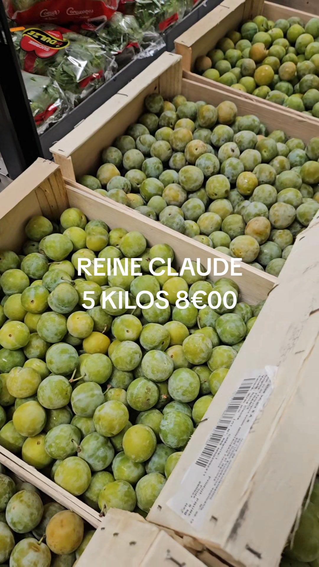 ARRIVAGES COLIS REINE CLAUDE 5 KILOS 8€00 CAT 1 FRANCE | TOP Fruits 28 ...
