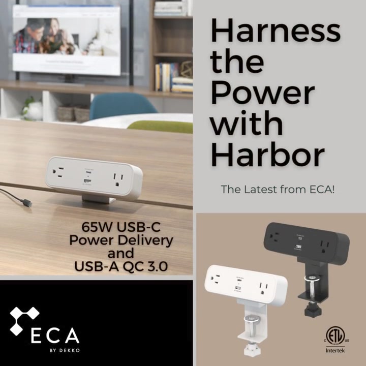 Introducing Harbor by ECA, where efficiency meets power. Delivering 65W ...