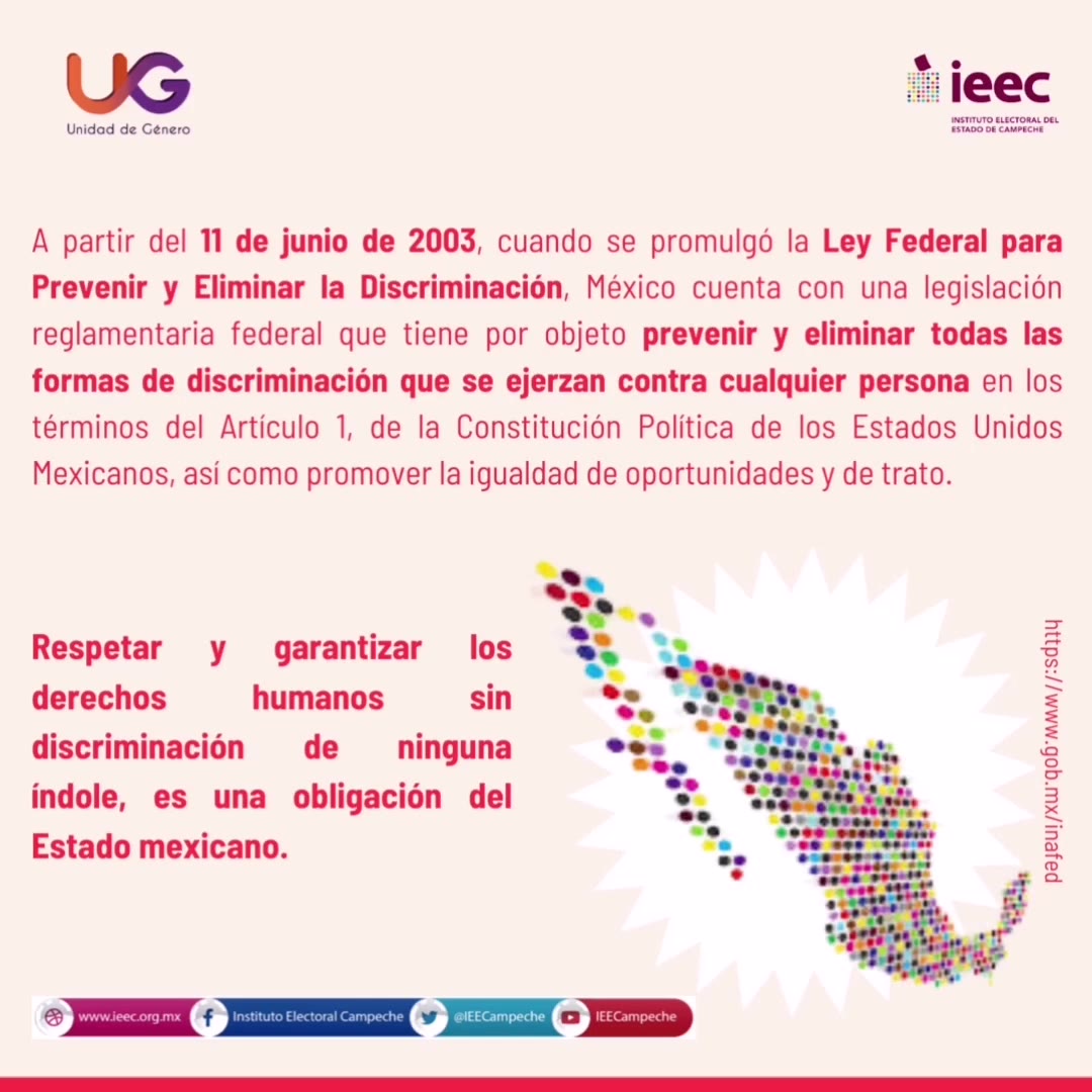 🗓️ El 11 de junio de 2003, se promulgó la Ley Federal para Prevenir y ...