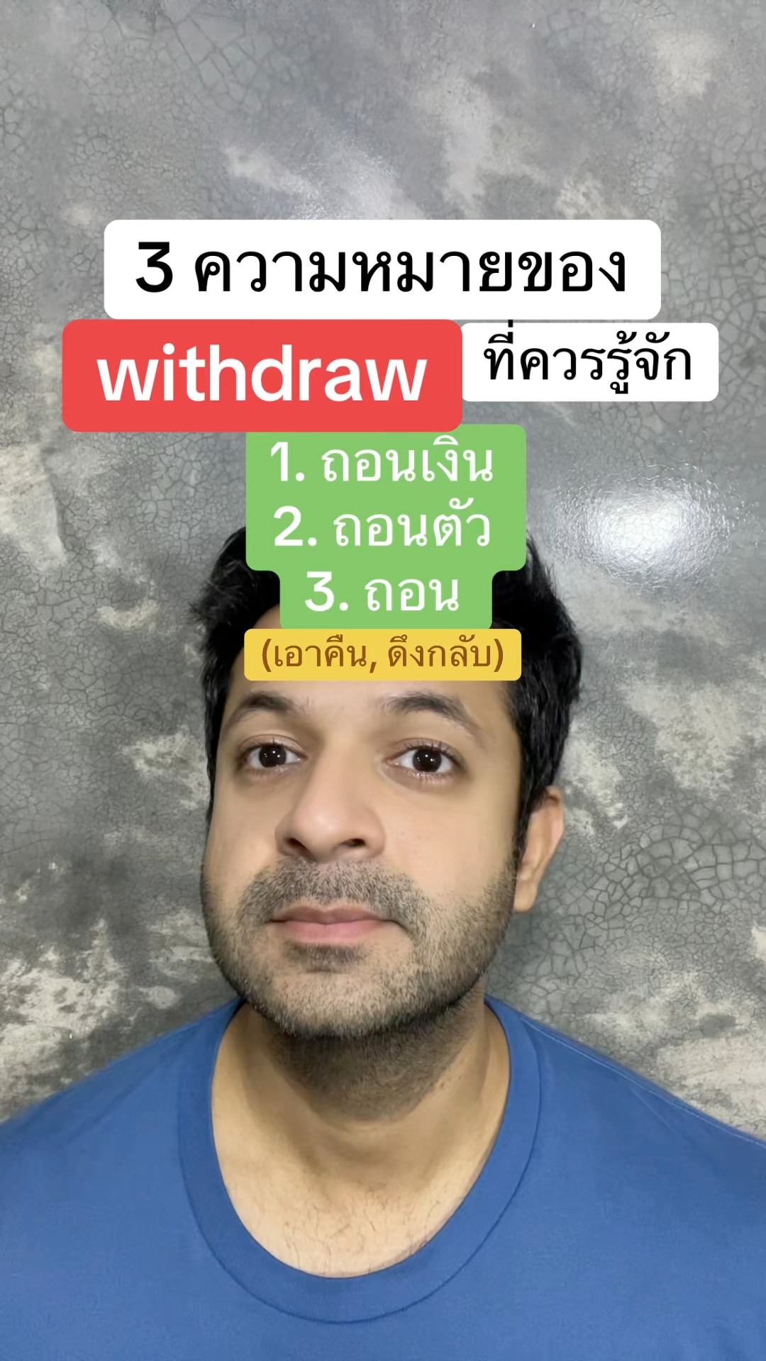 3 ความหมายของ withdraw ที่ควรรู้จัก ในภาษาอังกฤษ #เรียนภาษาอังกฤษกับese ...