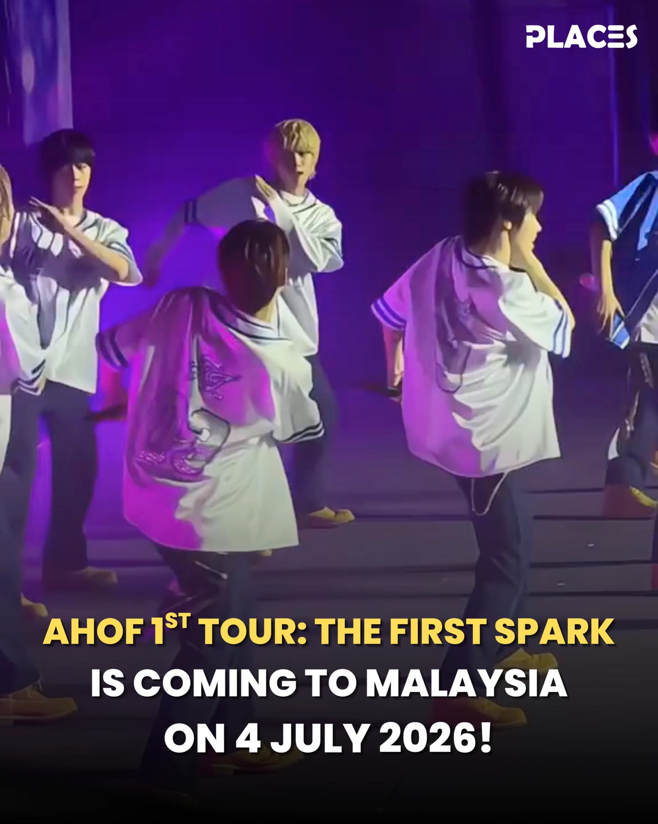AHOF 1ST Tour: THE FIRST SPARK Is Coming To Malaysia On 4 July