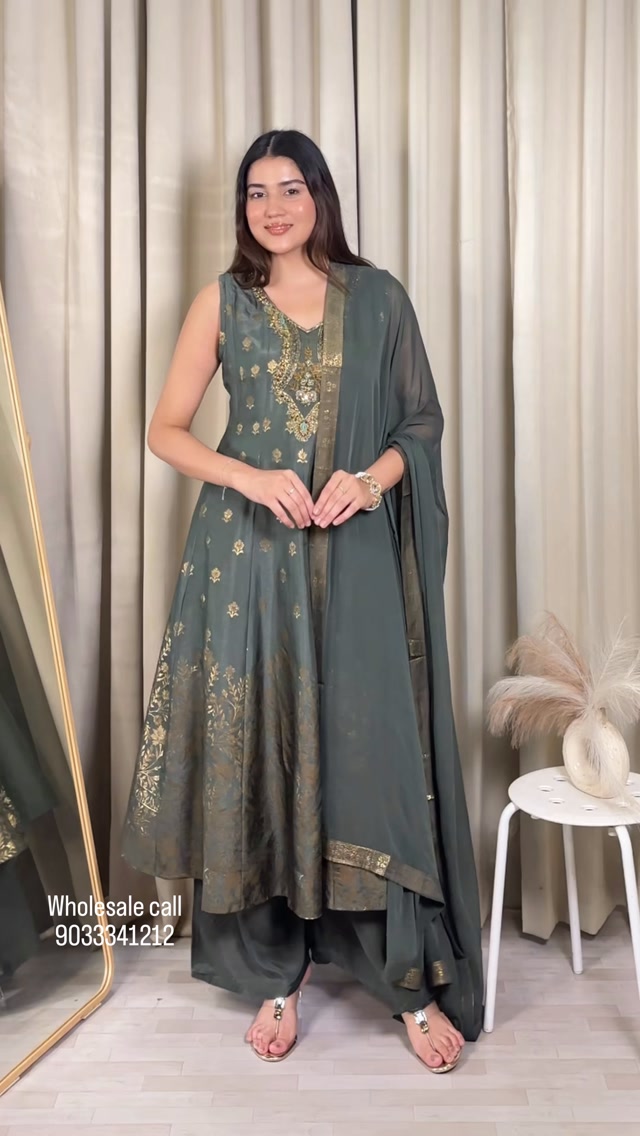 ladies dress shop in ahmedabad ✨ ELEGANCE THAT SPEAKS FOR ITSELF ✨, Premium ethnic wear with a graceful silhouette, rich detailing & an effortlessly classy look. 🤍, Perfect for retailers looking for premium, trend-forward images:true