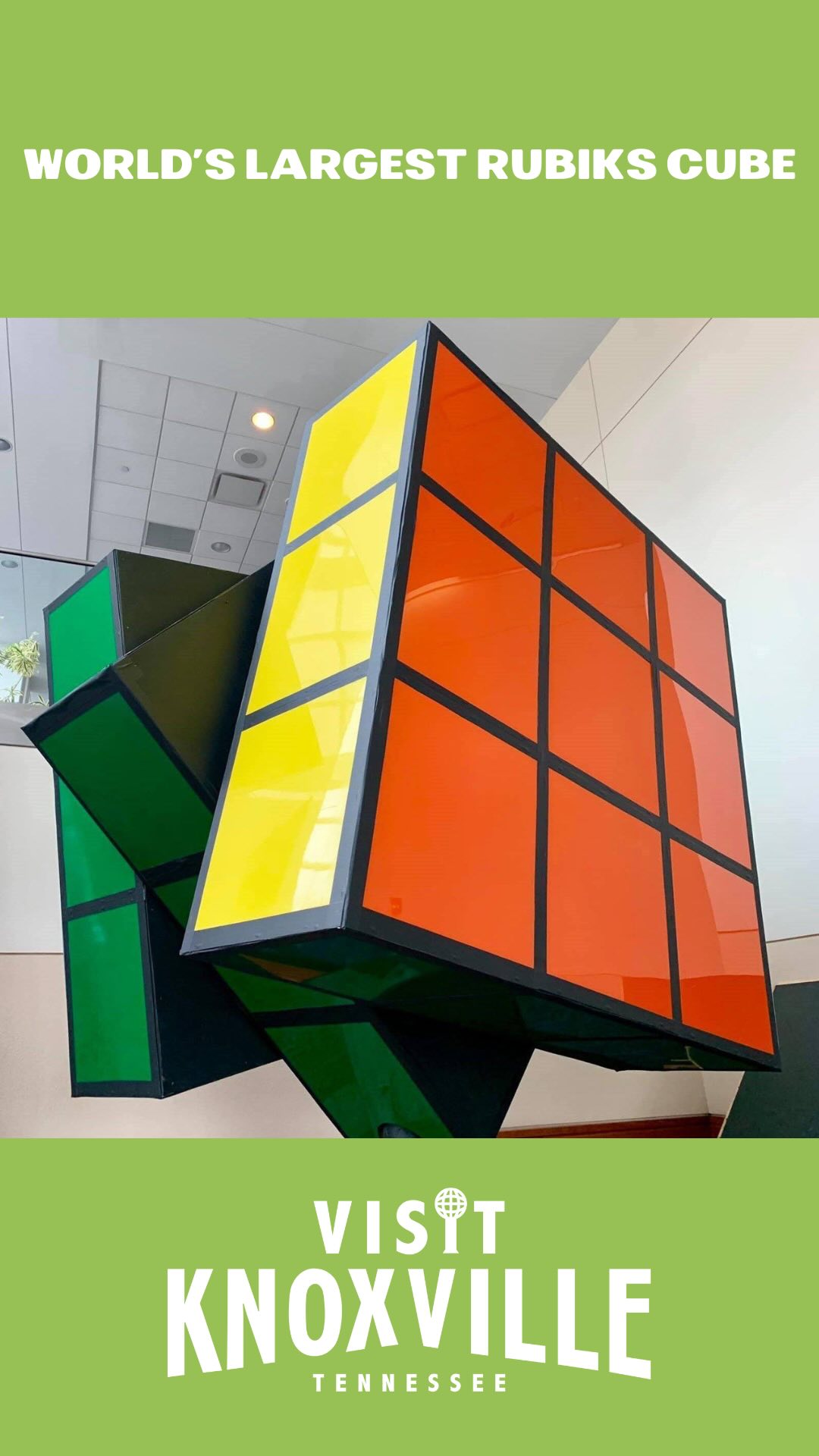 This gigantic Rubik's Cube was an attraction at the 1982 World's