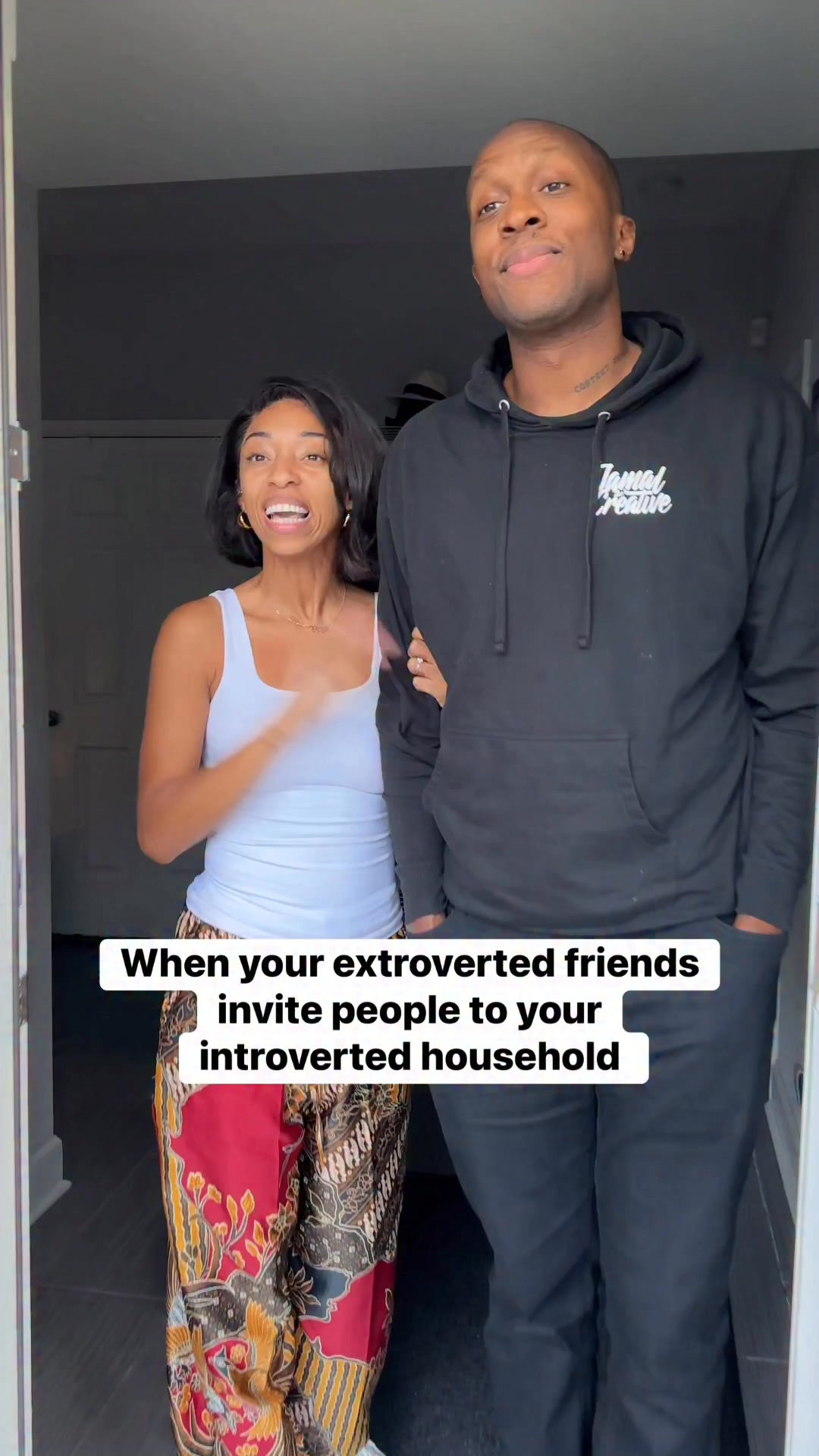 When your extroverted friends invite people to your introverted ...