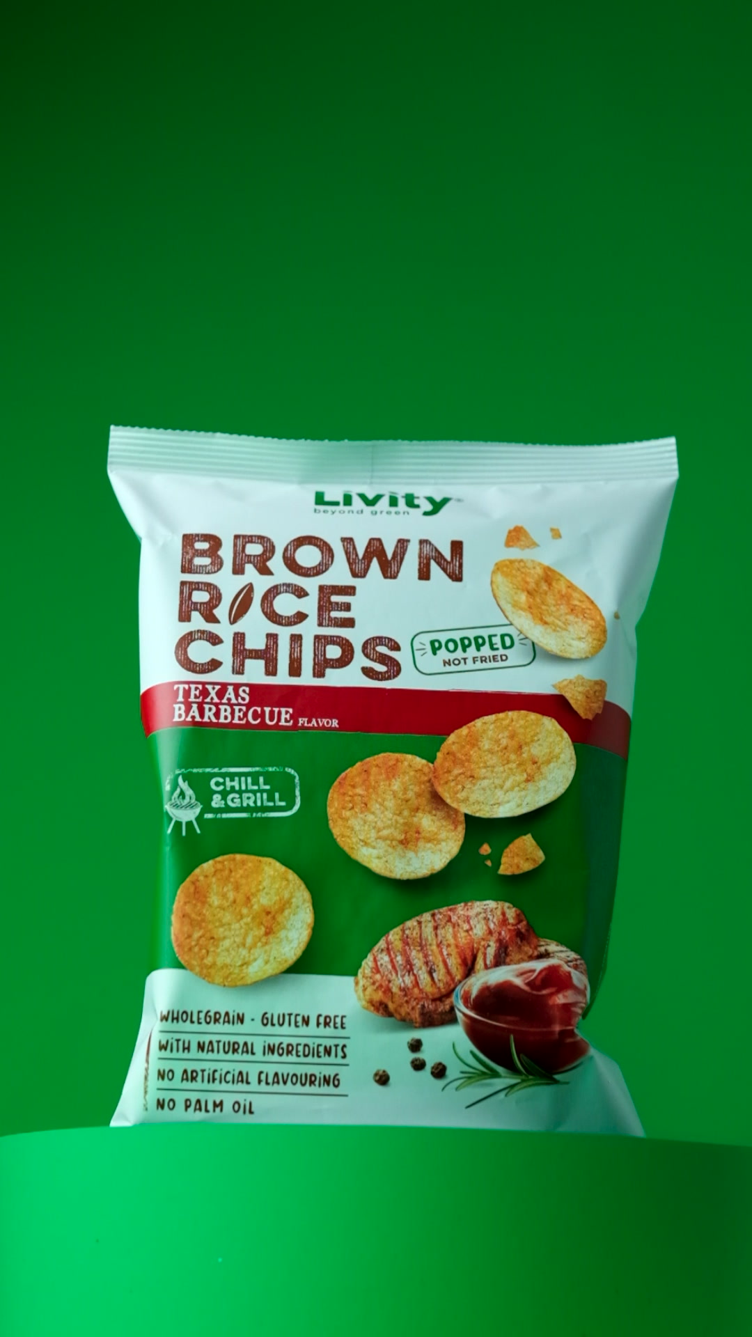 Имаш нужда от презареждане? Хапни Livity Rice Chips, забрави за всички ...