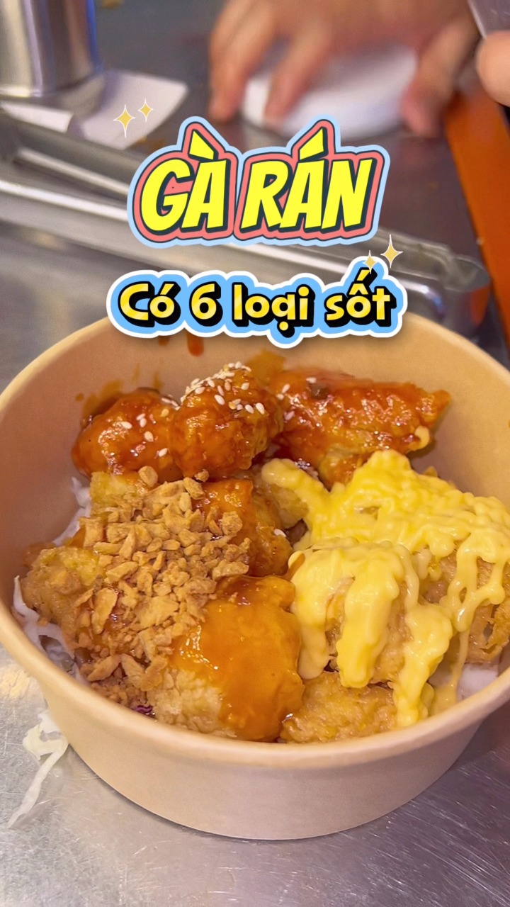 Gà rán có 6 loại sốt #food #cúmây #mitron #garan | Cú Mây Tiệm Trà Tươi ...