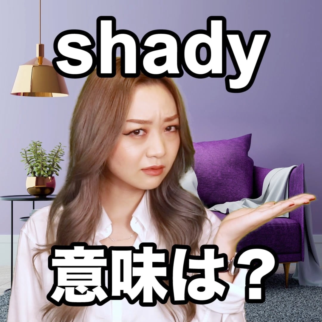 shady 意味 スラング