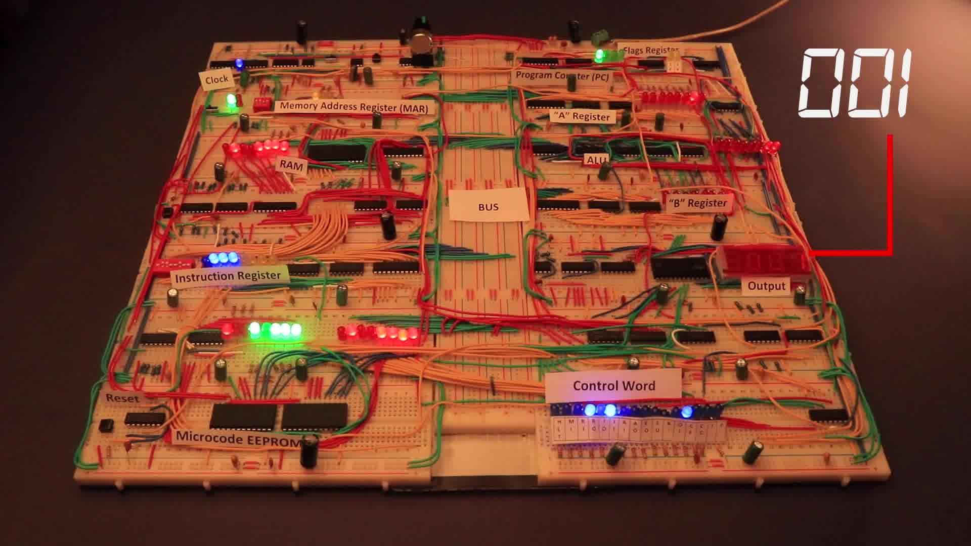 How to switch on an 8-bit controller for 4 seconds then off for 8