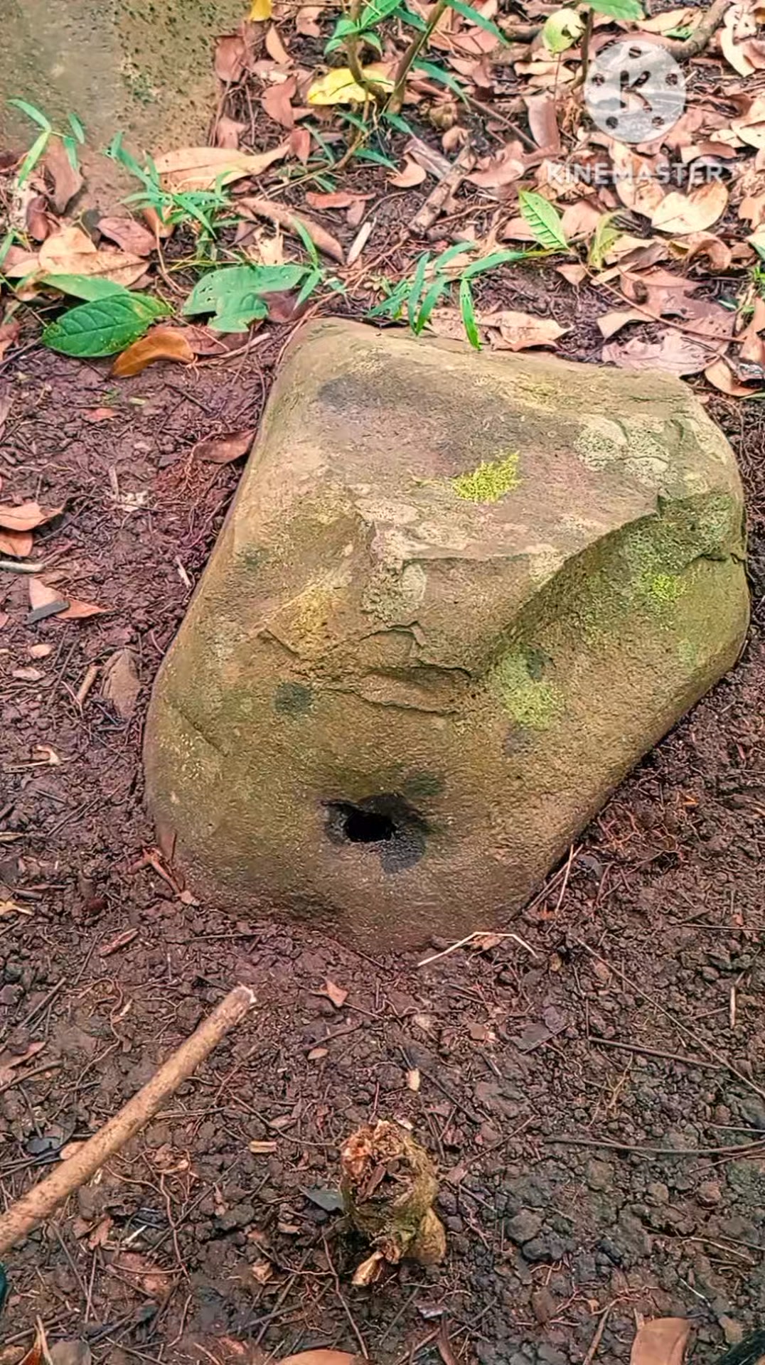 Treasure hunt removing first layer coated rock markings #fbreels # ...