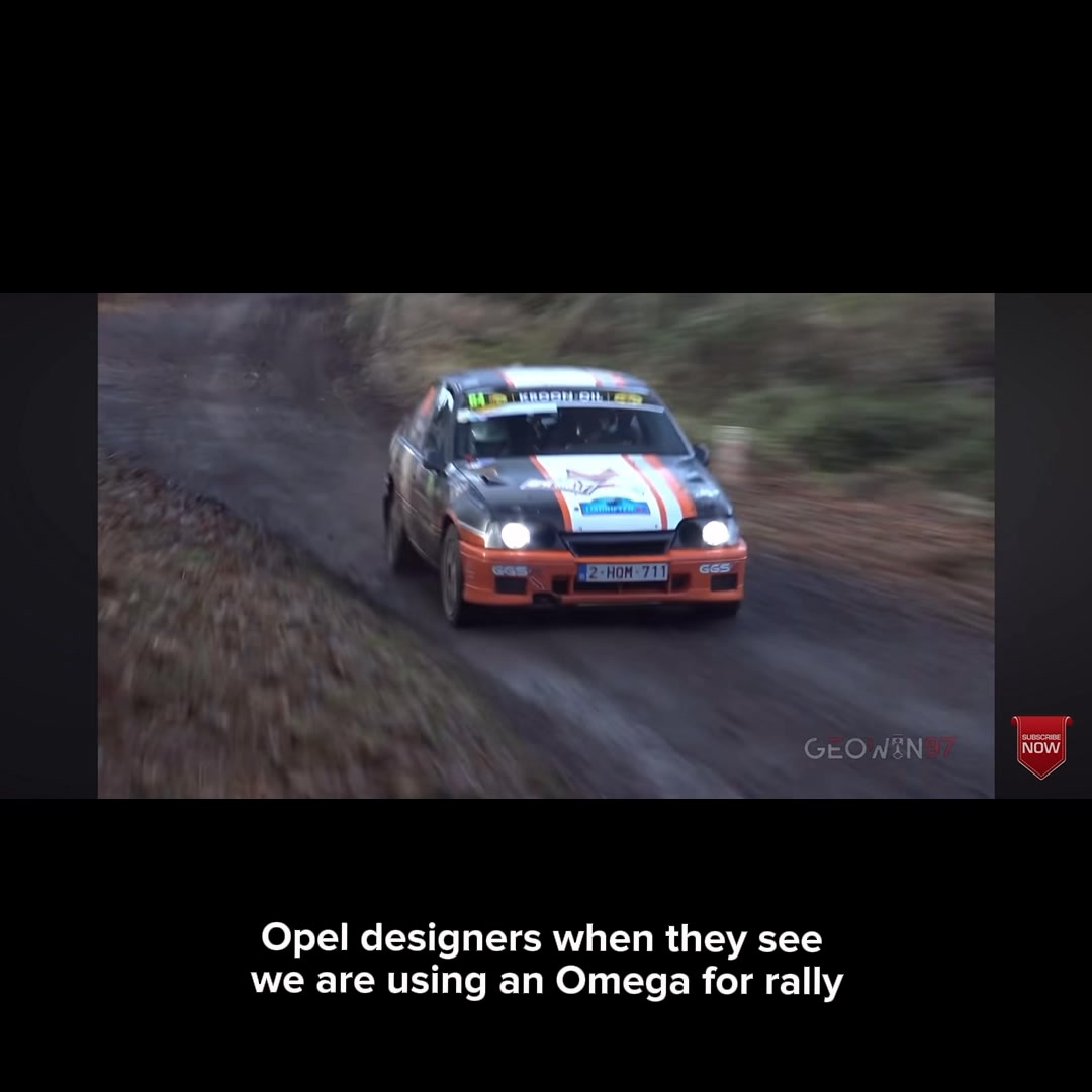 Opel designers when they see we are using an Omega for rally. 🤦‍♂️ ...