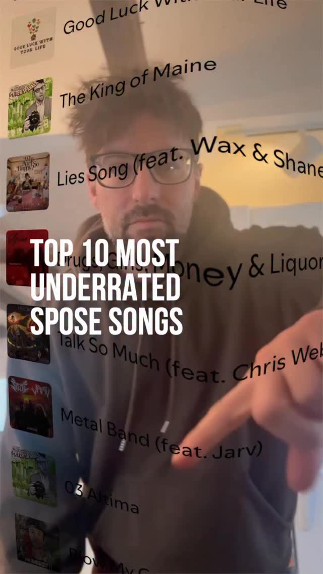 None of these songs are in the TOP 100 most streamed Spose songs?!?! 😩😩 ...