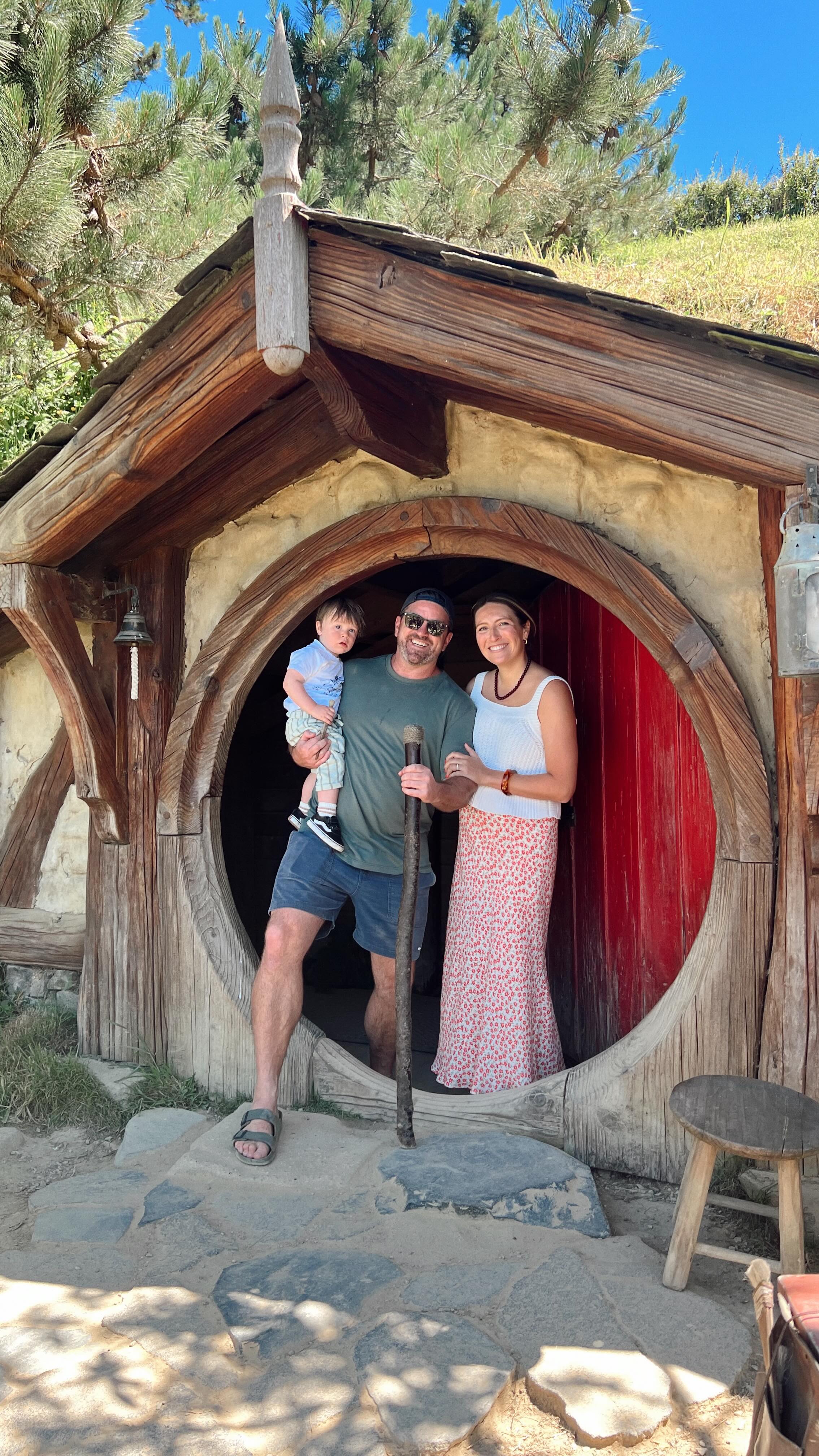 We found the tiniest (and cutest) little hobbit at The Shire 🧡 ...