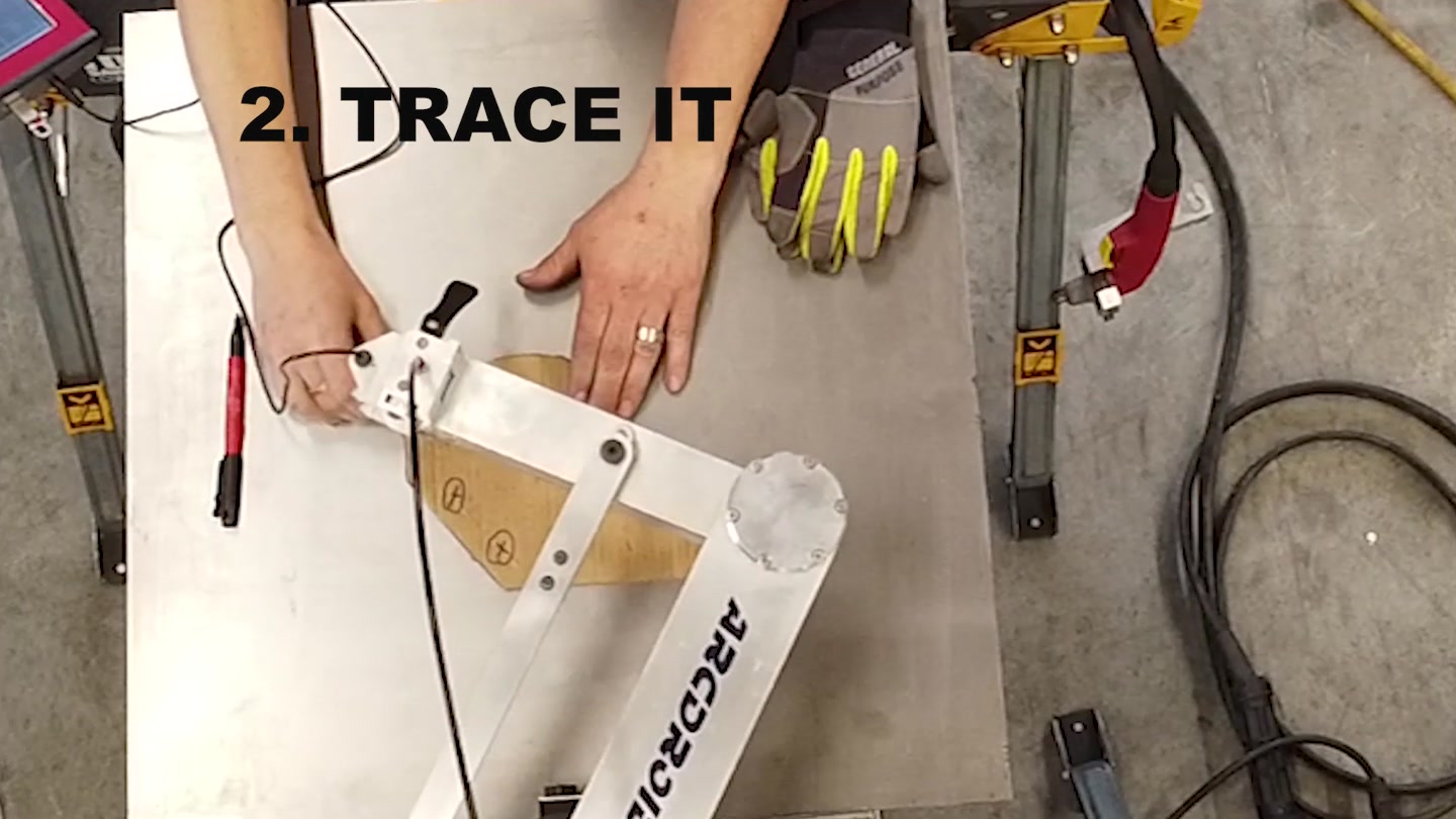 Arc Droid’s proprietary Simple Trace turns your cardboard templates ...