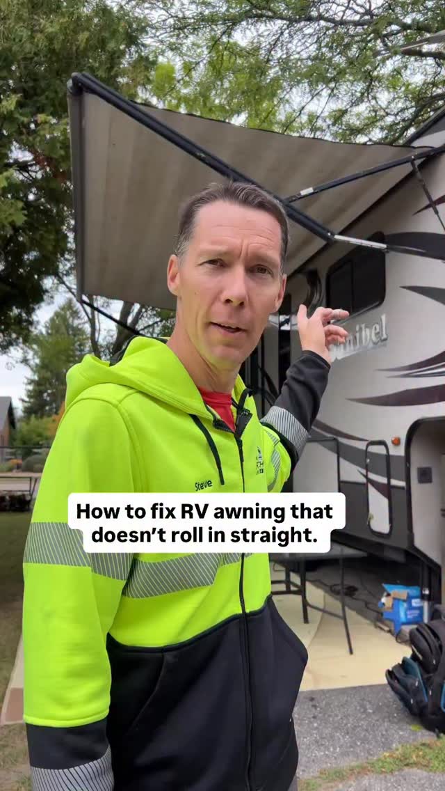 Fix Crooked RV Awning Checkout our video on YouTube titled: How to ...