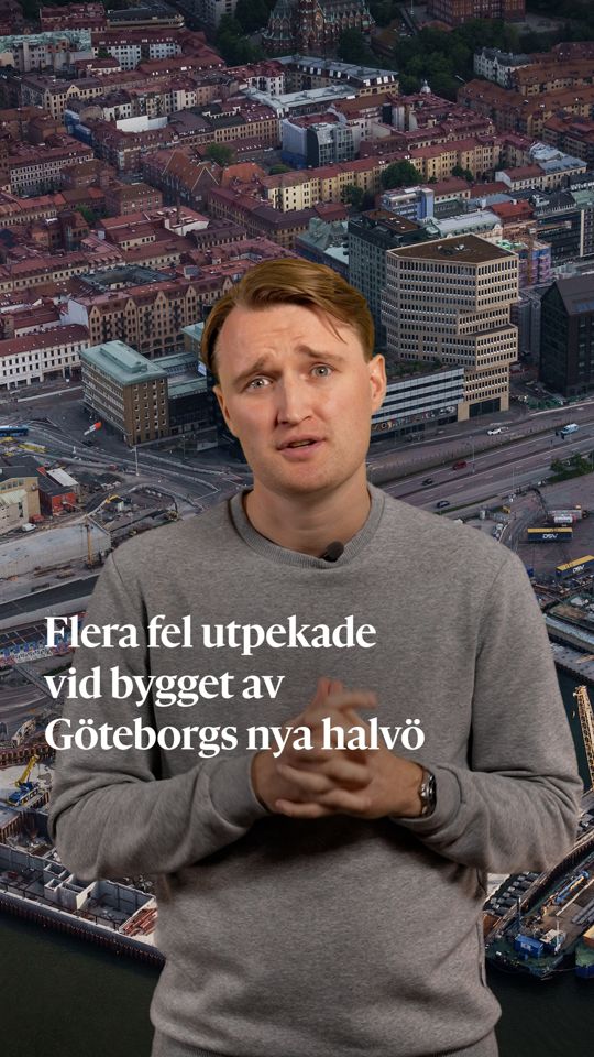 Flera fel har pekats ut under grundläggningsarbetet för den konstgjorda ...