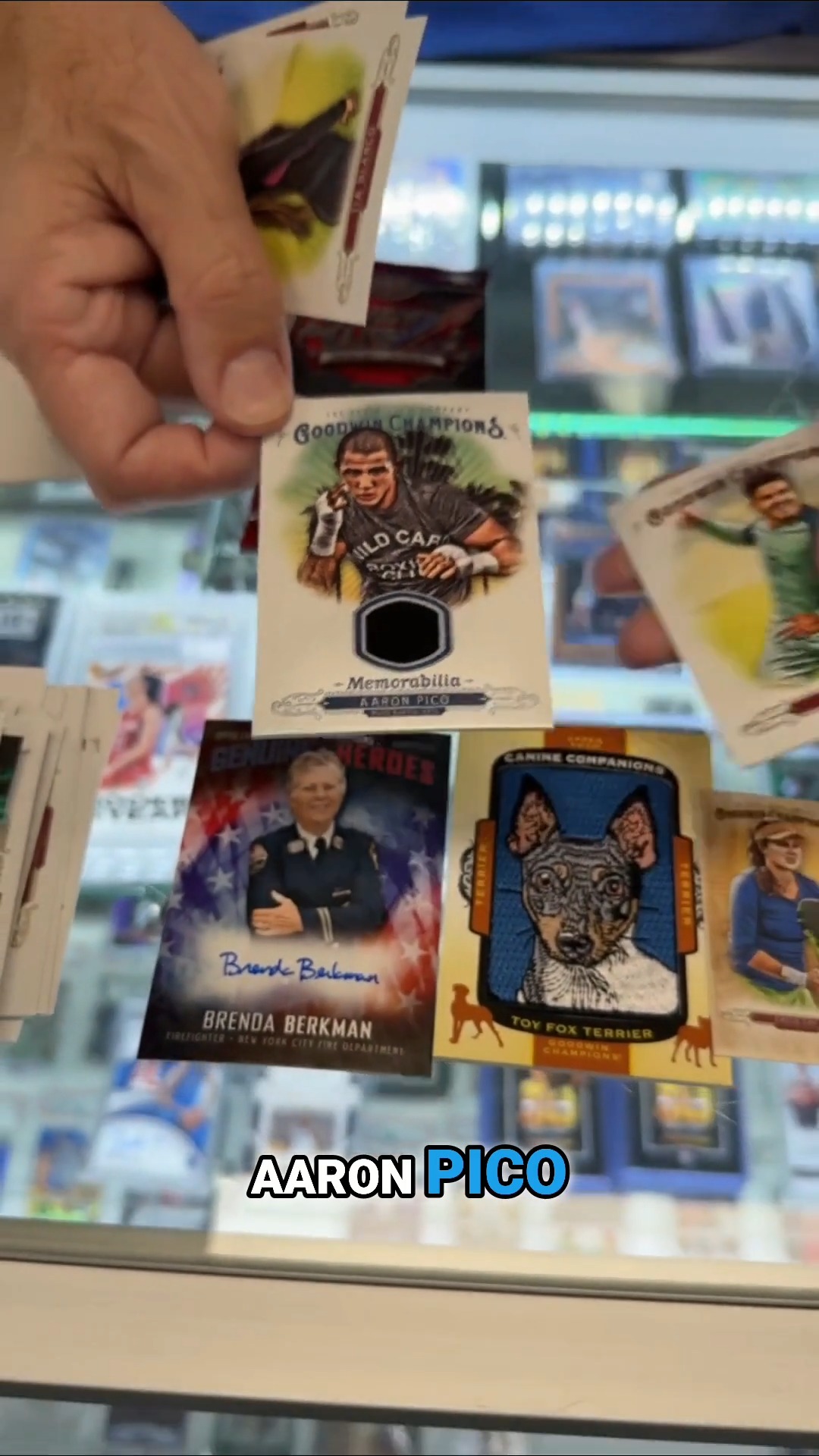 Tom DeLonge Card Pull from Goodwin Champions Box