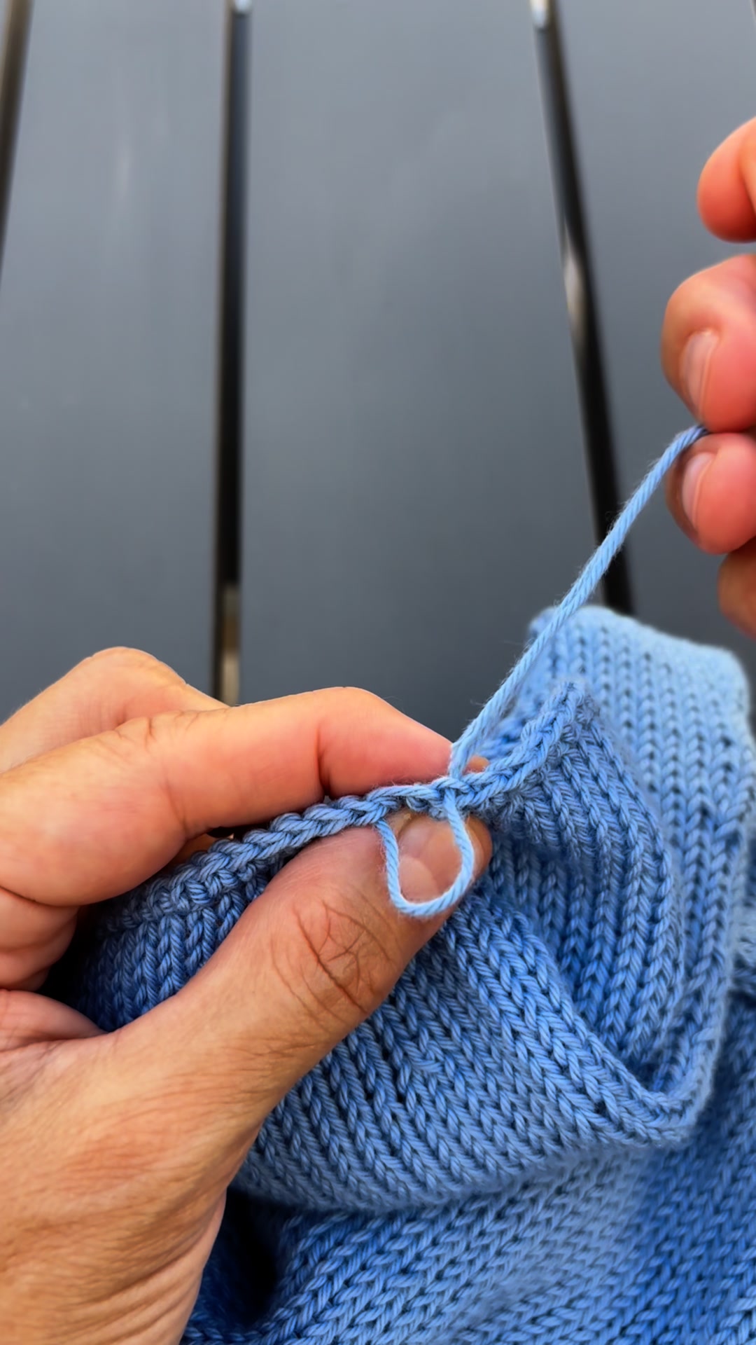 How to get a smooth cast off edge when #knitting in the round https ...