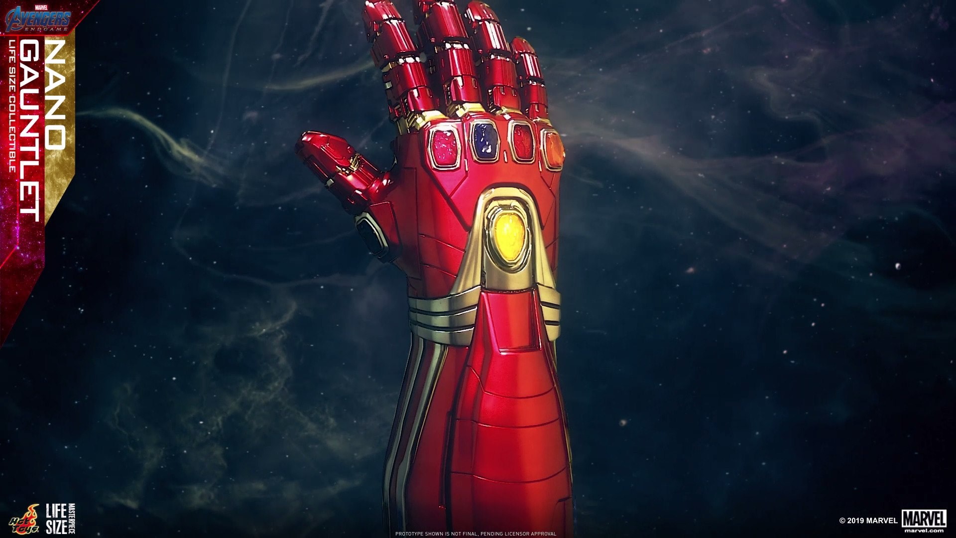 Avengers: Endgame - Nano Gauntlet Life-Size Collectible】 Hot Toys 