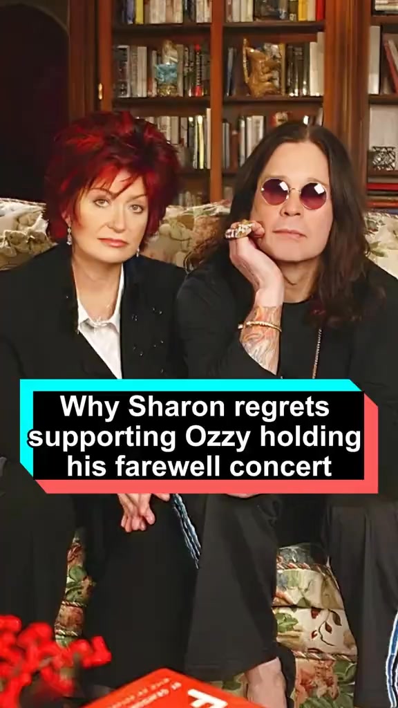Sharon Osbourne regrets supporting Ozzy in holding his farewell concert ...
