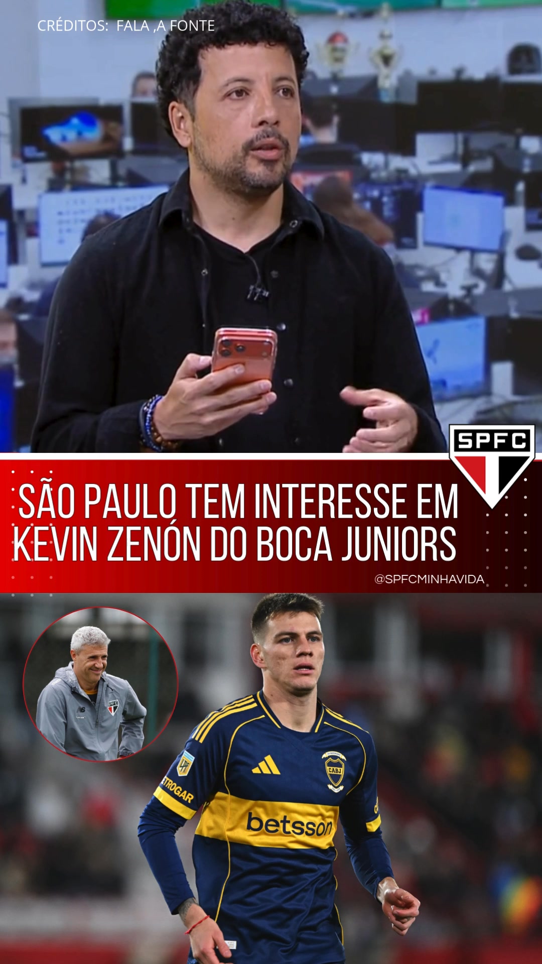 😱🚨 AGORA! São Paulo tem interesse em Kevin Zenón do Boca Juniors 🇾🇪 ...