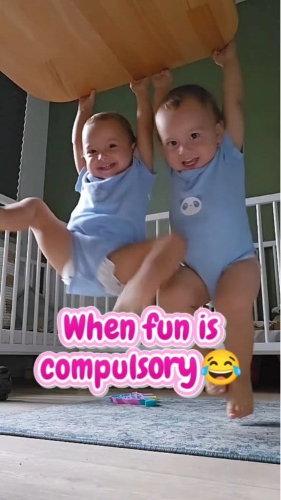 When fun is compulsory😂 #funnymoments #babiesbeingbabies | Judith ...