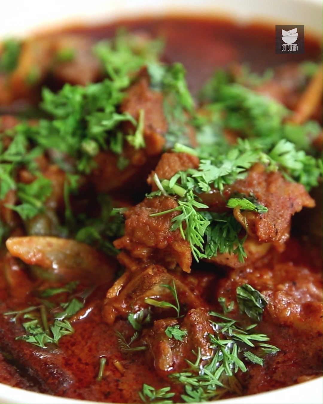 Tender mutton simmered in rich Kashmiri spices – Mutton Rogan Josh is ...