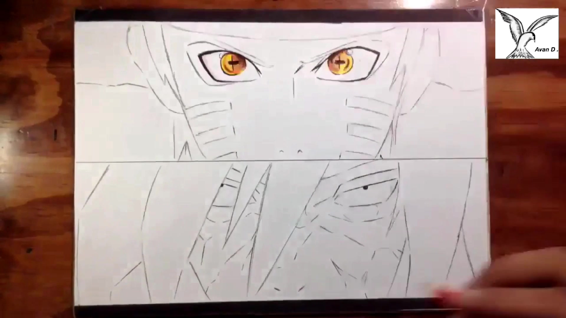 GOKU SUPER SAYAN DIOS - SPEED DRAWING TUTORIAL CON COLORES ESCOLARES ...