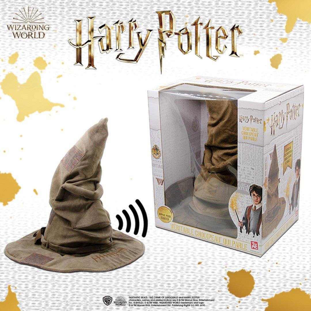 Choixpeau Magique Interactif Harry Potter – 15 Répliques, Bouge Et Parle En Français/anglais – Dès 5 Ans – Wizarding World