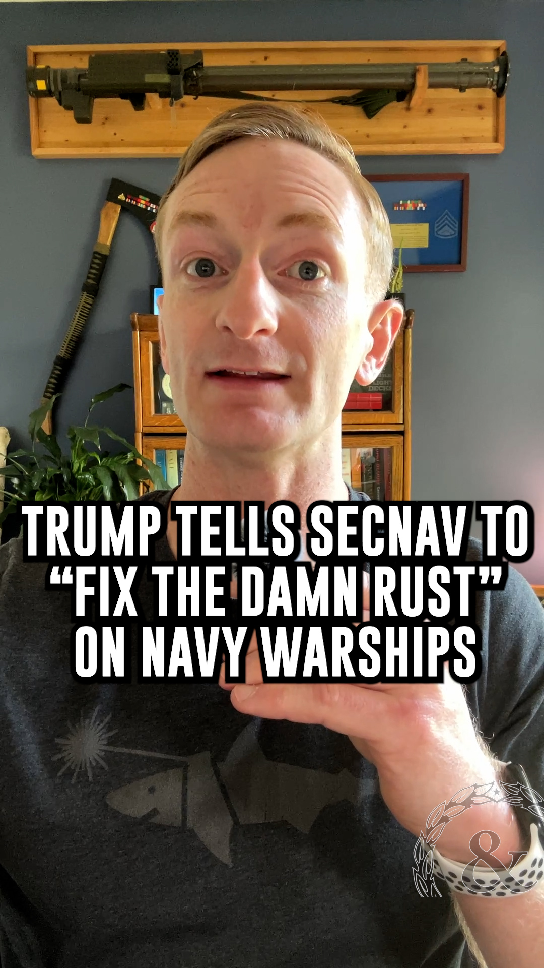 SecNav better get his needle gun and start busting some rust and laying ...
