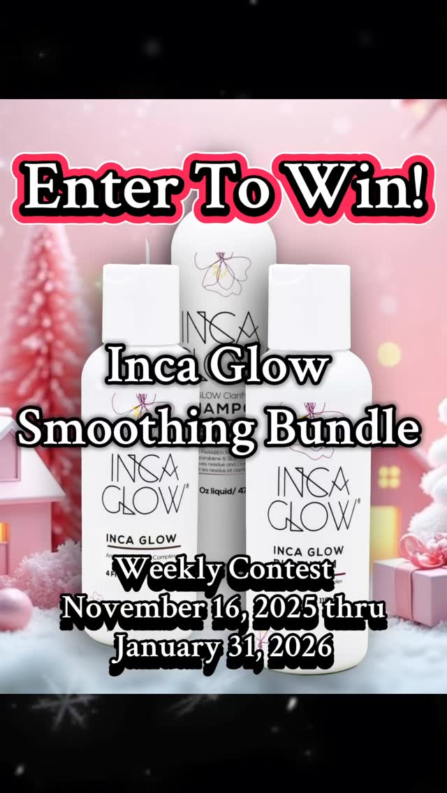 🤩 Enter to Win an Inca Glow Smoothing Bundle!🤩 Pro Stylists! Try Inca ...