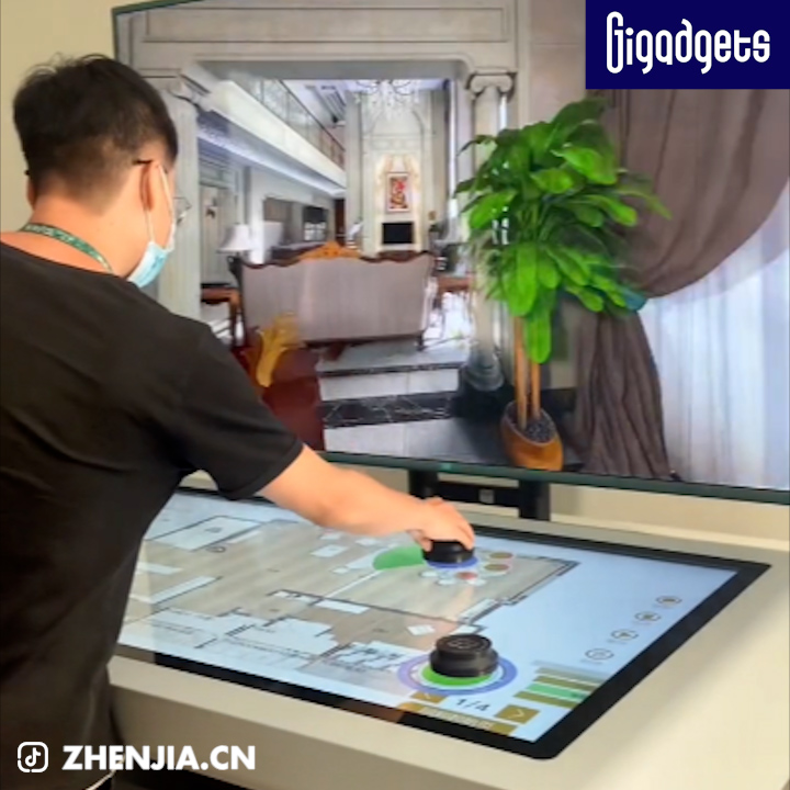 This interactive system allows home buyers to easily preview and design ...