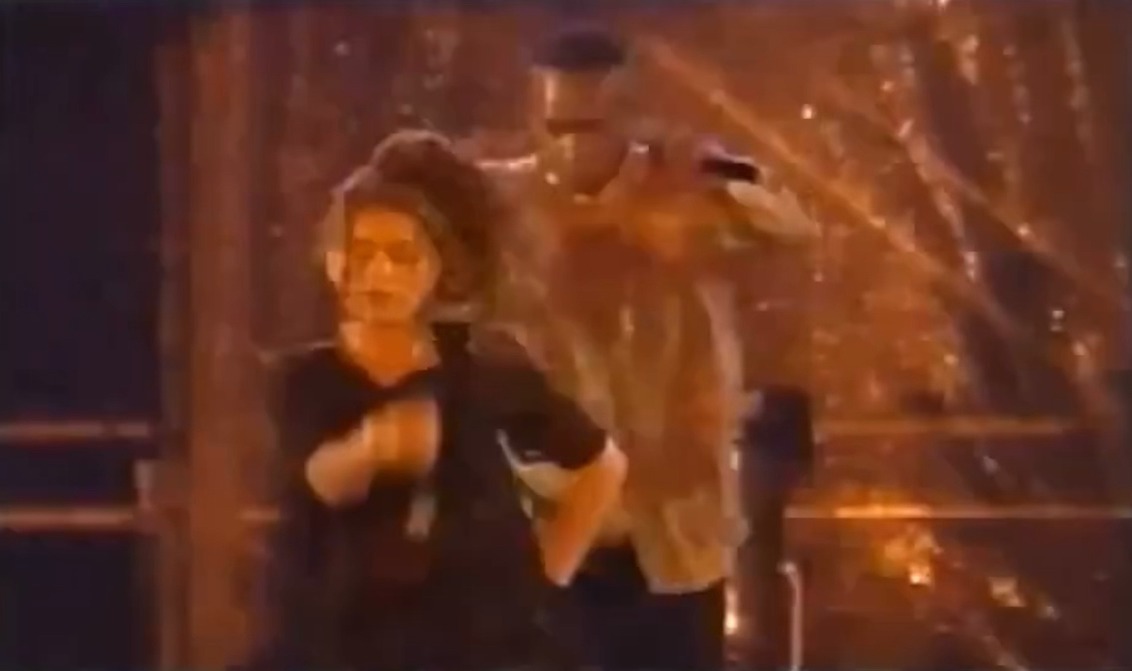 Namie Amuro with SUPER MONKEY'S performed at avex dance Matrix '95