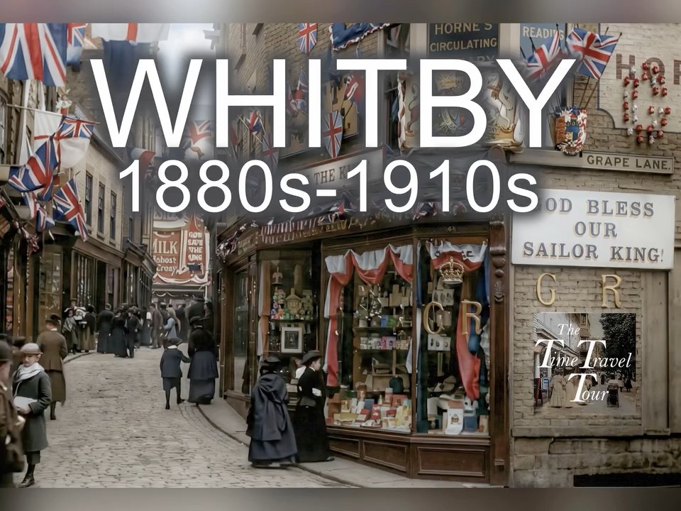 Whitby, Yorkshire. 1880s-1910s. By this time, Whitby was a well ...