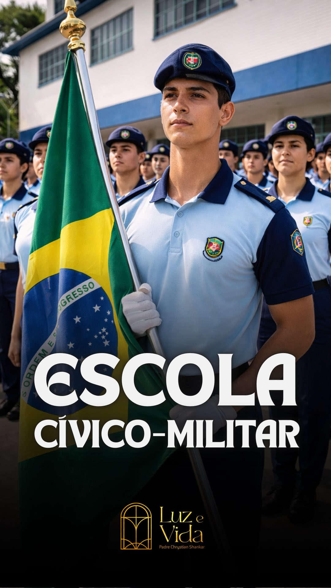 Uma escola cívico-militar é uma escola pública regular, com professores ...