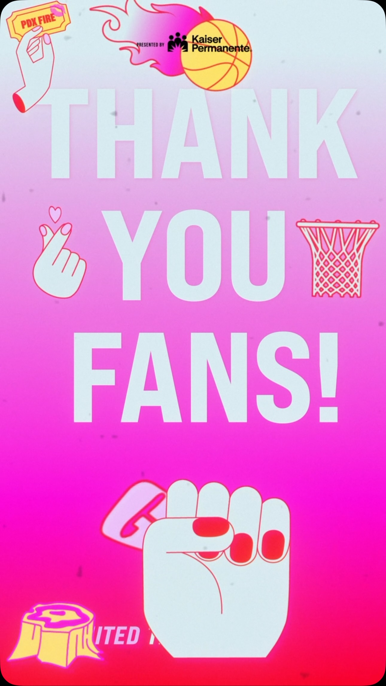 thank you for fans for an unforgettable season 🔥 Every