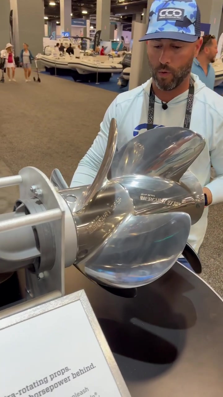Here’s a closer look at the V12 600 Verado outboard steerable gear case ...