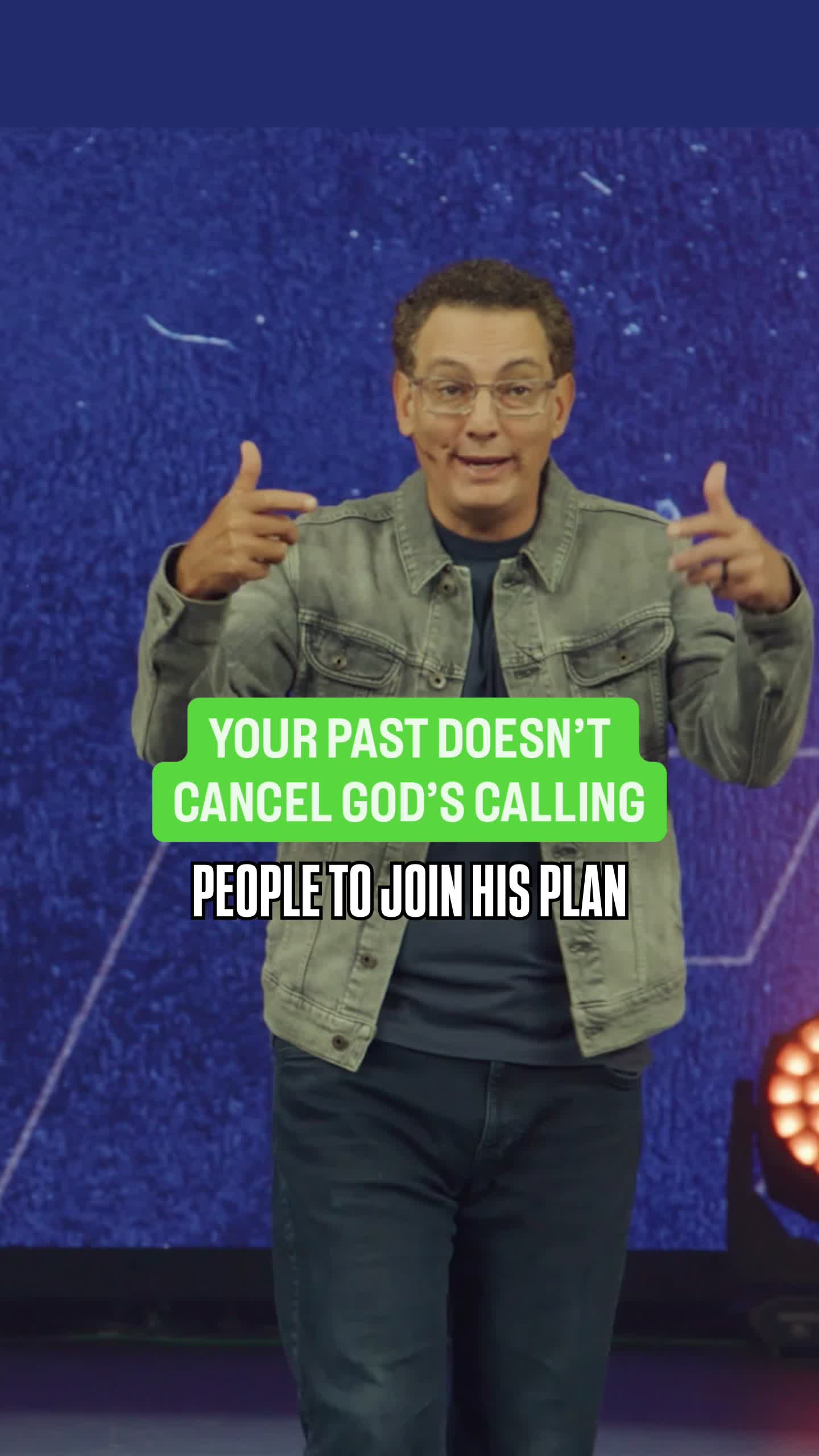 Your past doesn't disqualify you. God still has a plan, and He’s still ...
