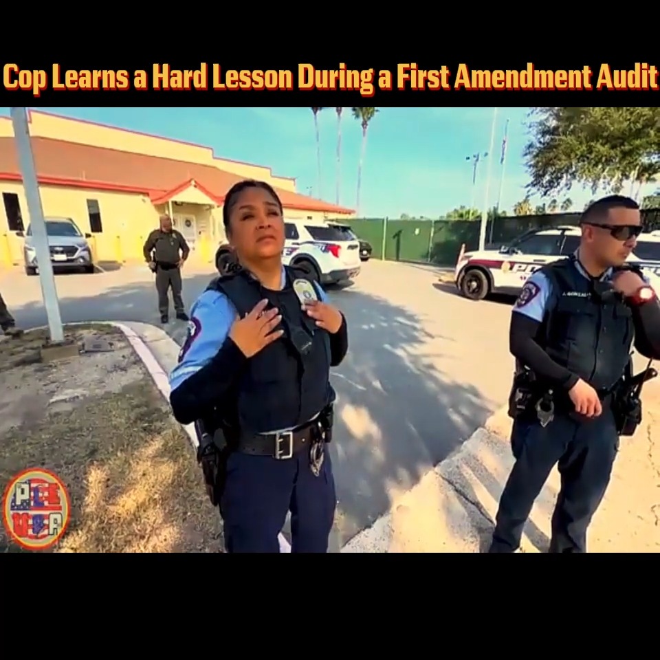 Cop Learns a Hard Lesson During a First Amendment Audit #cop #audit # ...
