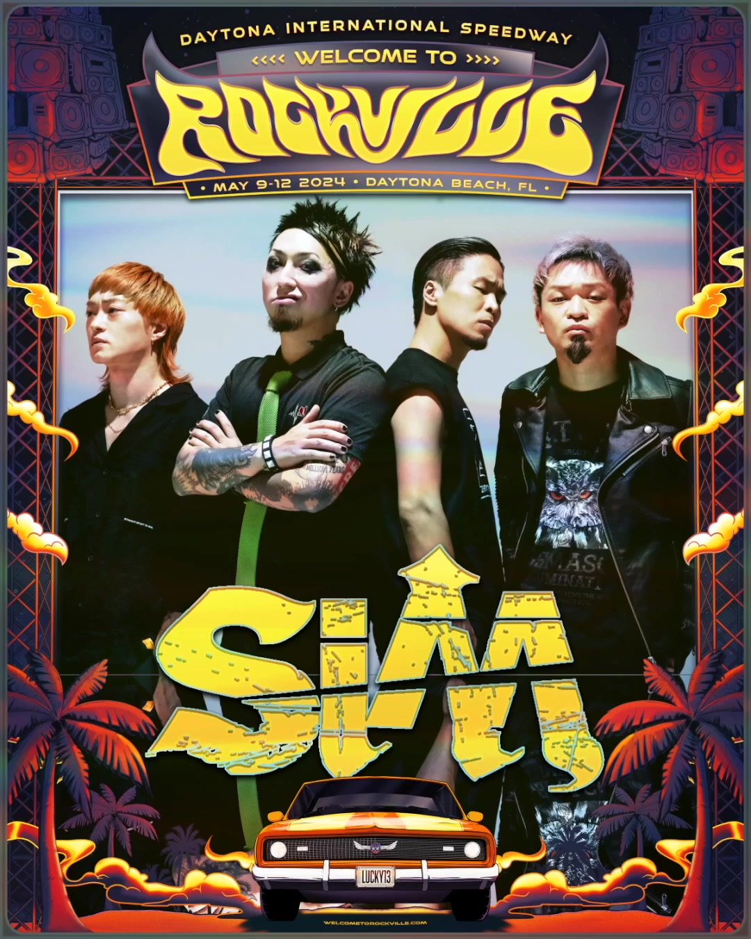 ミュージシャン SiM SiM, the dynamic Japanese rock band, is set to electrify Welcome