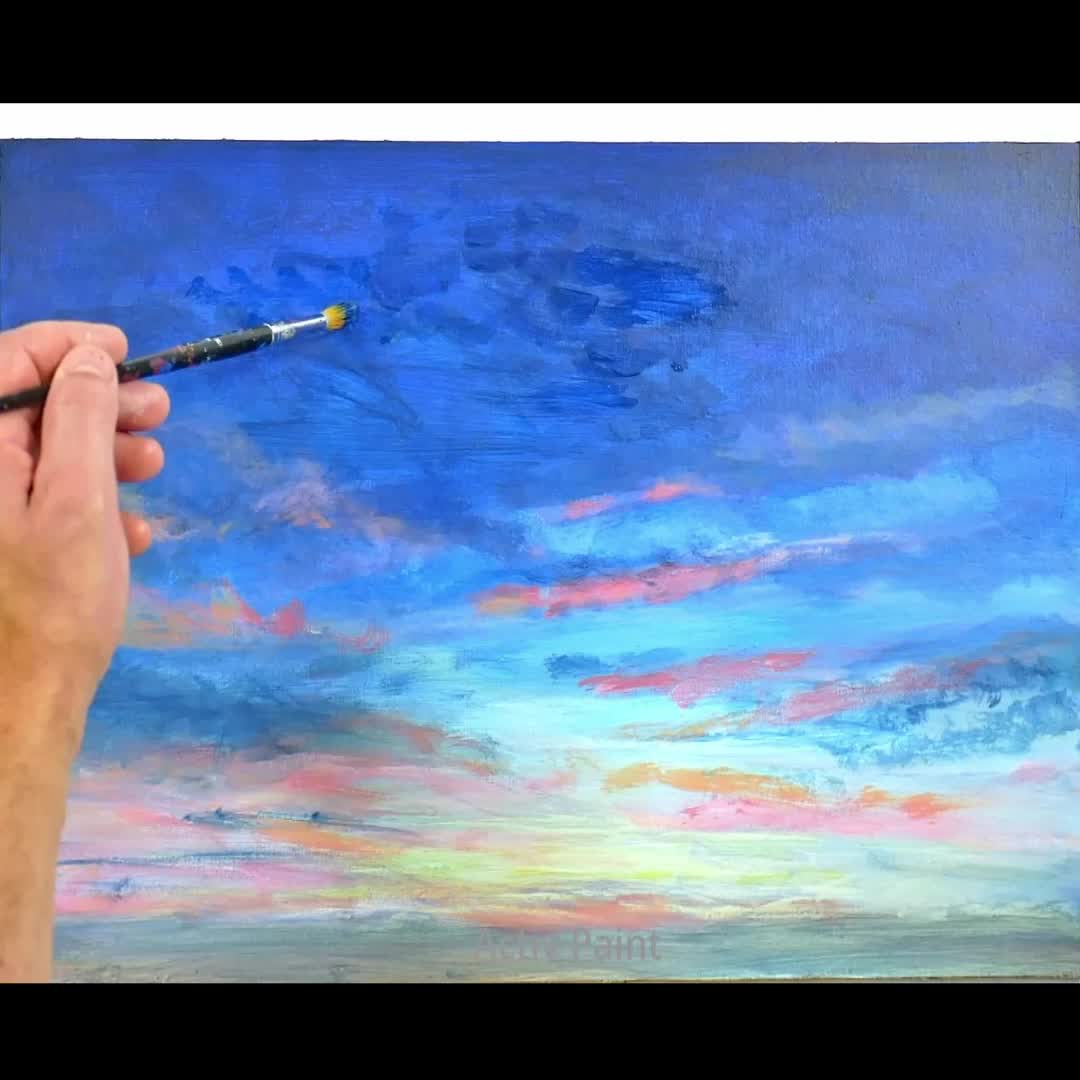 Peinture Facile à Faire Pour Débutant Paysage