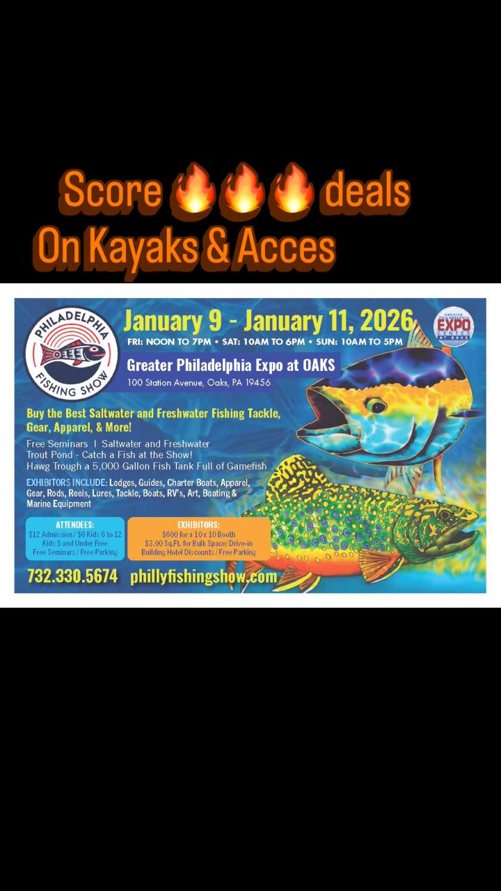Come see us January 9th through 11th, 2026 at the Philadelphia Fishing ...