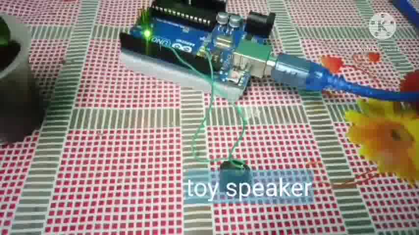 Project: Crying tree using Arduino. Work: It will play a sound when ...