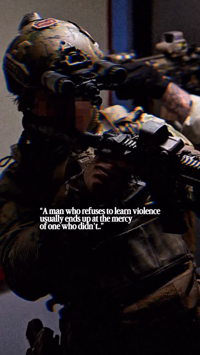 Most men confuse peace with harmlessness. But peace is not the absence ...